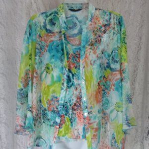 2 Pcs Investments Top Blouse Set NWOT